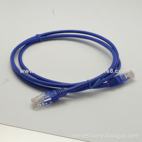 Cat5e/6 UTP/FTP/SFTP Patch Cord, cable PVC Jacket and PE Insulation